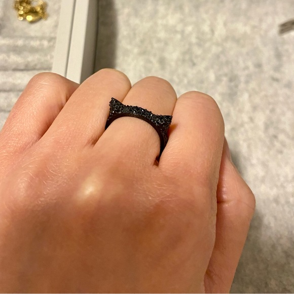 Kate Spade cat ears ring size 5 - Picture 2 of 2